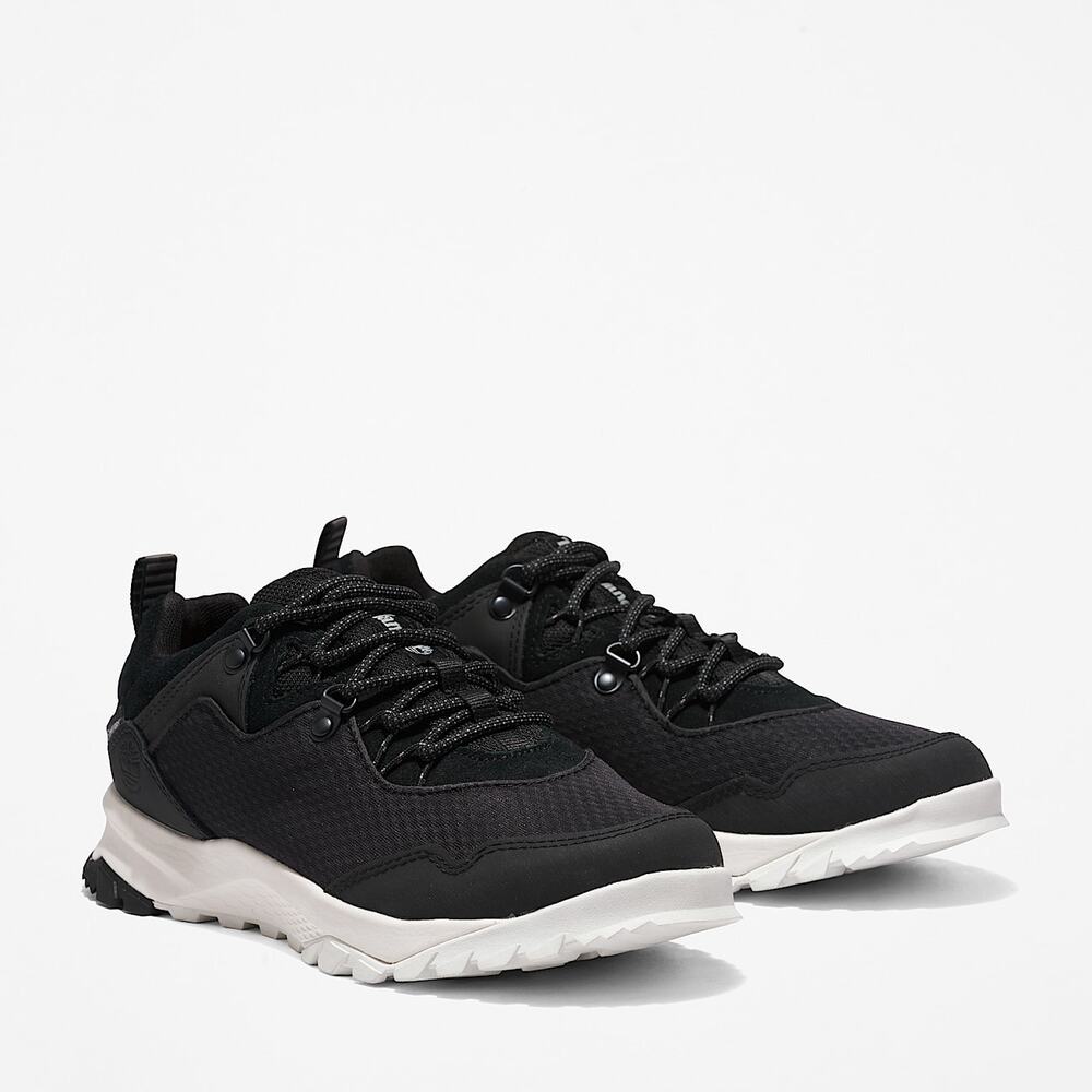 TIMBERLAND WOMEN'S 5.5 LINCOLN PEAK LITE WATERPROOF HIKING SHOE BLACK WHITE
